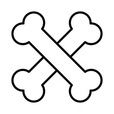 Bones Vector Line Icon Design