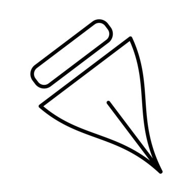 Nib Pen Vector Line Icon Design