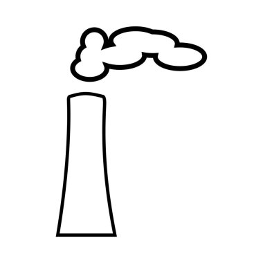 Kirlilik Vektörü Satırı Simge Tasarımı