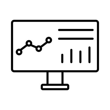 Presentaion Vector Line Icon Desig