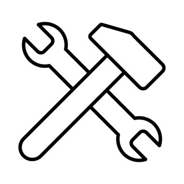 Work Tools Vector Line Icon Desig