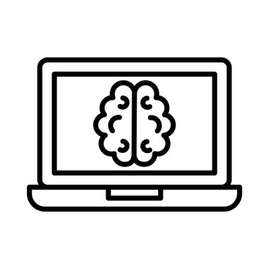 Online Checkup Vector Line Icon Desig