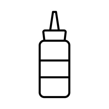 Ketchup Vector Line Icon Desig