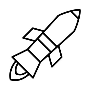  Cosmonautics Vector Line Icon Desig