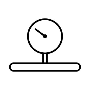 Ölçü Vektörü Satır Simgesi Tasarımı