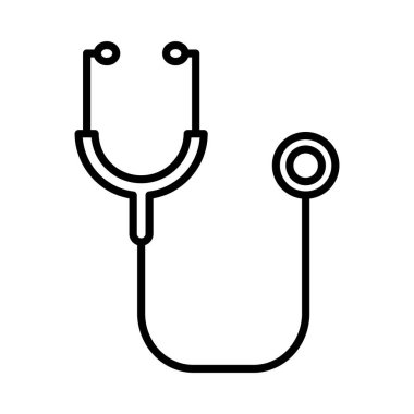 Stethoscope Vector Line Icon Design