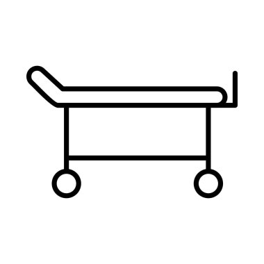 Stretcher Vector Line Icon Design
