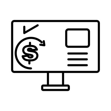 Subsciption Model Vector Line Icon Desig