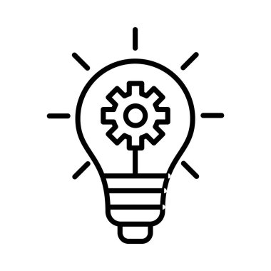 Yenilik Vektör Satırı Simge Tasarımı