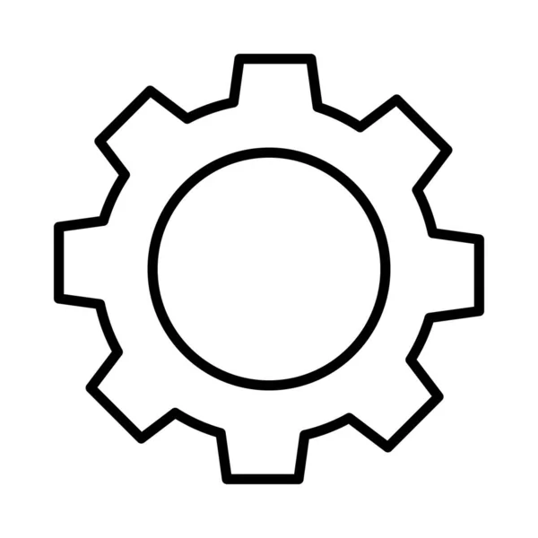 Configuración Vector Line Icon Desig — Vector de stock