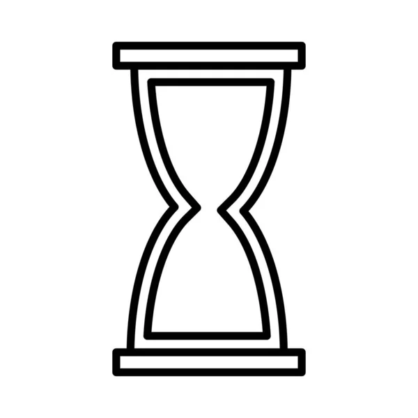 Hourglass Vestor Line Icon Desig — ストックベクタ