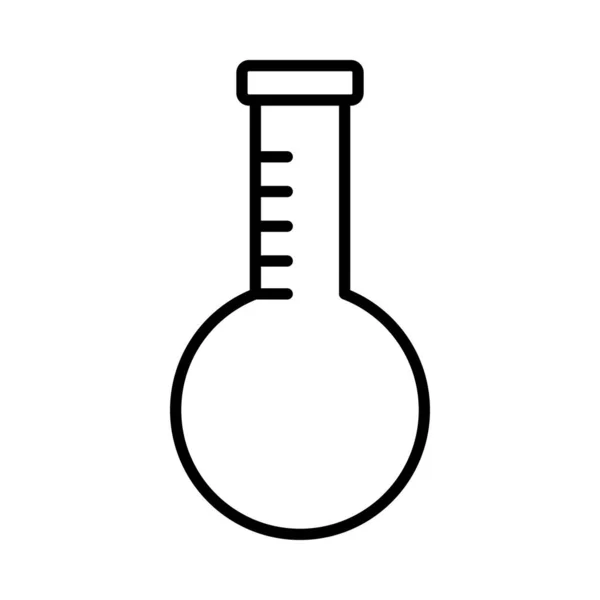 Дизайн Иконок Векторной Линии Лекарственного Стекла — стоковый вектор