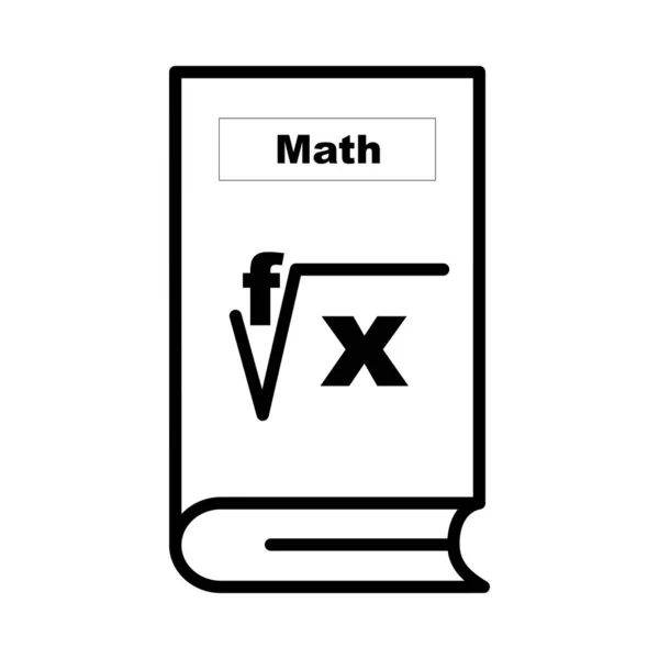 Ícone Linha Vetorial Matemática Desig — Vetor de Stock