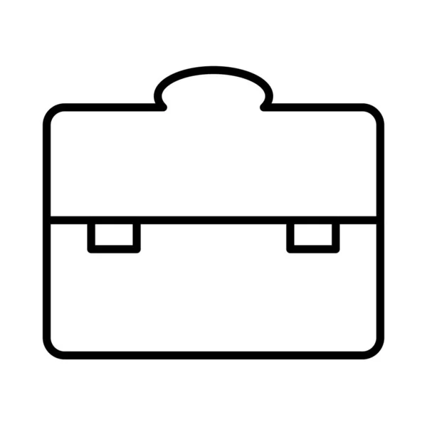 Brief Case Vector Line Icon Design — ストックベクタ