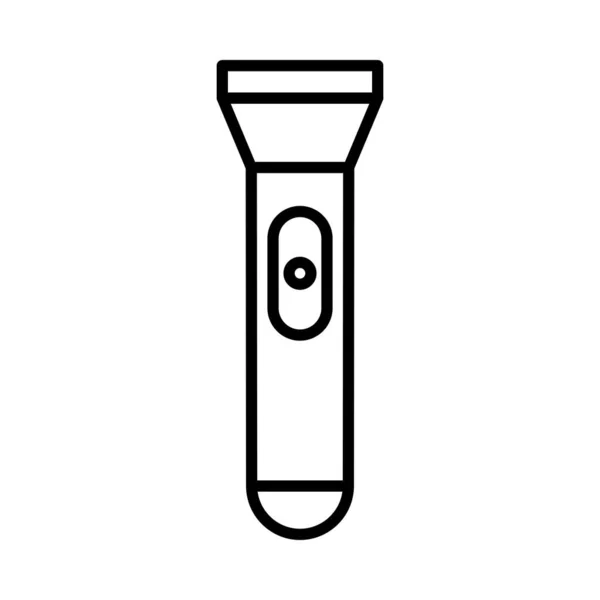 Medical Torch Light Vector Line Icon Desig — Image vectorielle