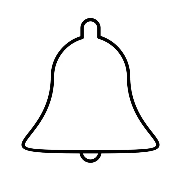 Bell Vector Line Icon Design — Archivo Imágenes Vectoriales