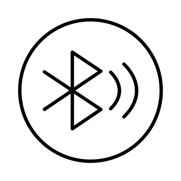 Desig Εικονιδίων Γραμμών Διάνυσμα Bluetooth — Διανυσματικό Αρχείο