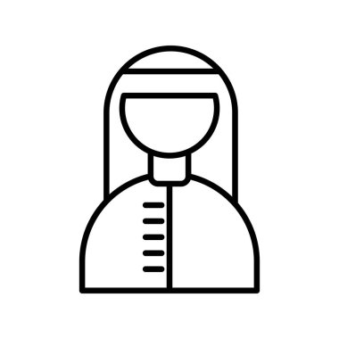 Man Vektör Satırı Simge Tasarımı