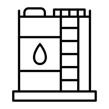 Tank Vektör Satırı Simge Tasarımı