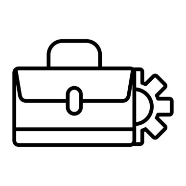 Süreç Vektör Satırı Simge Tasarımı