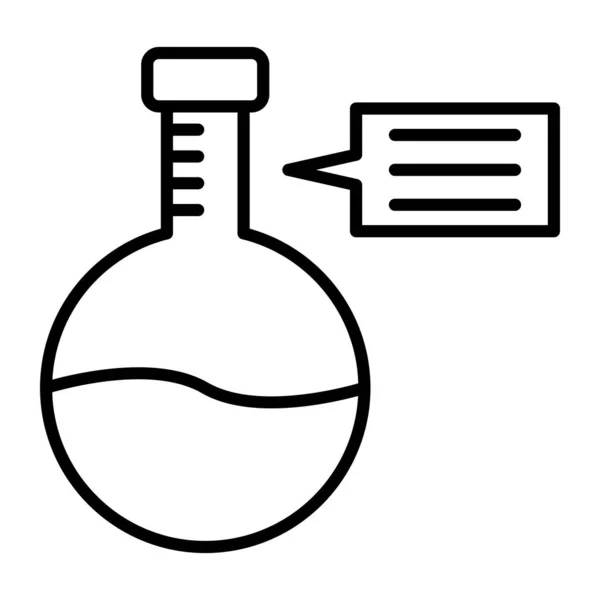 Línea Vectores Químicos Icon Desig — Vector de stock