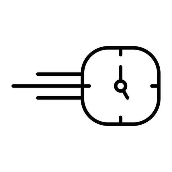 Zaman Vektörü Satır Simgesi Tasarımı — Stok Vektör