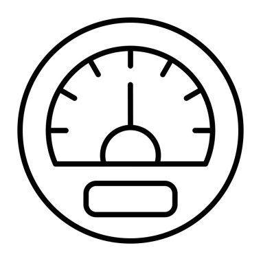 Hız Çizgisi Vektör Satırı Simgesi Tasarımı