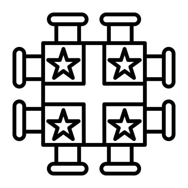 Masaüstü Vektör Satırı Simge Tasarımı