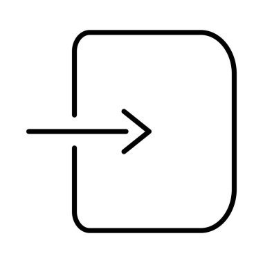 Web Giriş Vektörü Satırı Simgesi Tasarımı