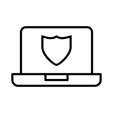 Güvenli Vektör Satır Simgesi Tasarımı