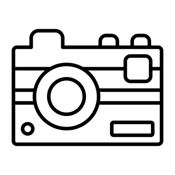 Камера Dslr Векторна Лінія Піктограма Демонстрація — стоковий вектор