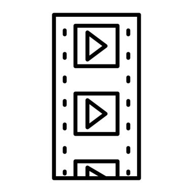 Strip Vector Satır Simgesi Tasarımı