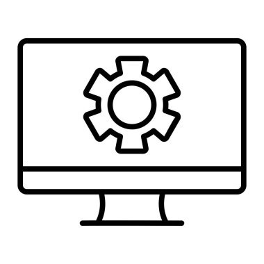 Vektör Satır Simgesi Tasarımı Ayarlanıyor