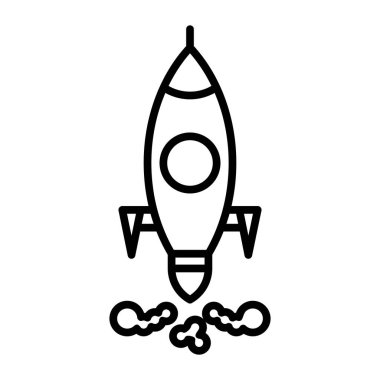 Vektör Satır Simgesi Tasarımı Başlat