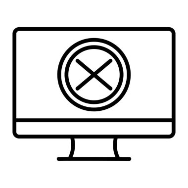 Vektör Satır Simgesi Tasarımı Kapat