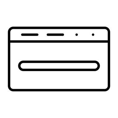 Tarayıcı Vektör satırı Simge Tasarımı