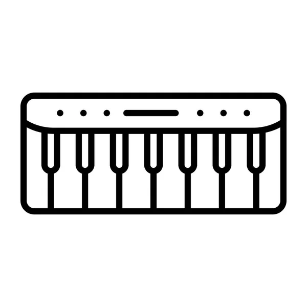 Keyboard Vector Line Icon Desig — Stock Vector