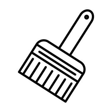 Fırça Vektör Satırı Simge Tasarımı