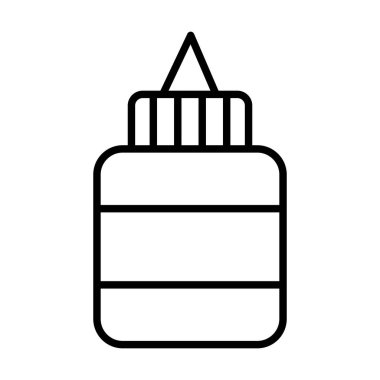 Yapıştırıcı Vektör Satırı Simge Tasarımı