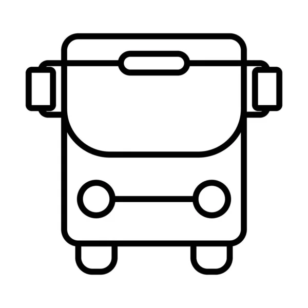 Bus Vector Line Icon Desig — Stock Vector