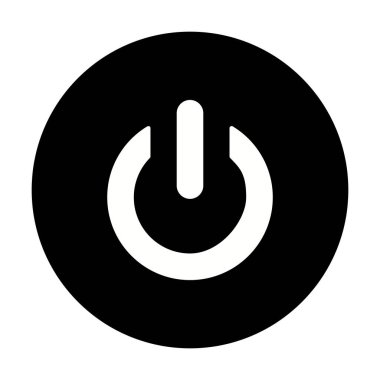 Güç Vektörü Kabartması Ters Döndürülmüş Simge Tasarımı