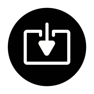 Vektör Glyph Ters Simge Tasarımı İndir