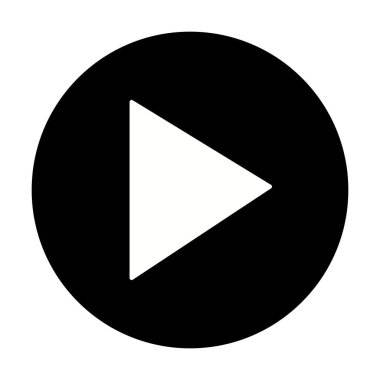 Vektör Glyph Ters Simge Tasarımı Çal