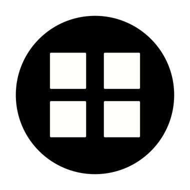 Uygulama Vektörü Glyph Ters Simge Tasarımı