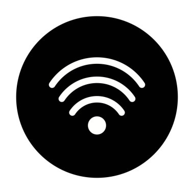 Wiifi Vektör Kabartması Tersine Döndürülmüş Simge Tasarımı