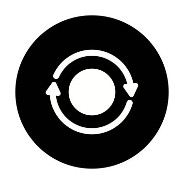 Vektör Kabartmasını Tersine Çevir Simge Tasarımı