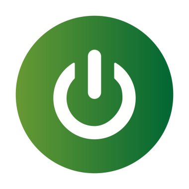 Güç Vektörü Kabartma Çemberi Gradyan İco