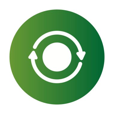  Vektör Kabartma Çemberi Gradyan İko 'sunu Döndür