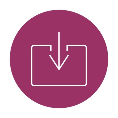 Vektör Satırı Çok Renkli Simge Tasarımı İndir