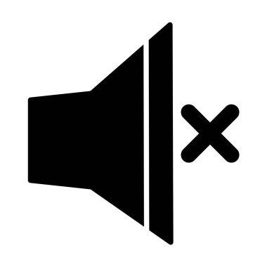 Dilsiz Vektör Şekil Simgesi Tasarımı